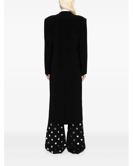 Norma Kamali Jas Met Enkele Rij Knopen in het Black