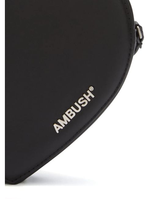Ambush Black Heart Shaped Crossbody Bag
