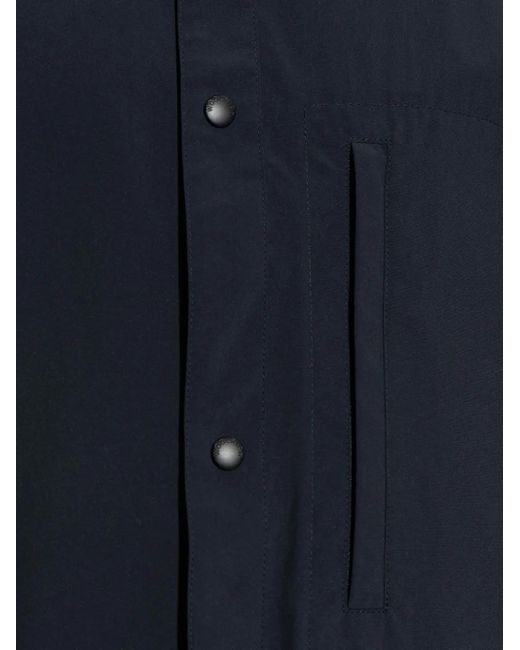 Woolrich Blue Long-Sleeved Shirt for men