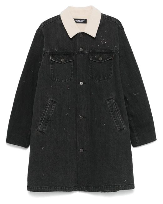メンズ Undercover デニムコート Black
