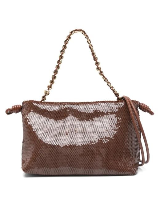 Loewe Brown Flamenco Schultertasche