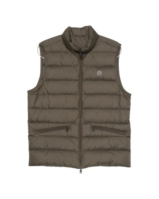 Moncler Brown Treompan Padded Gilet for men