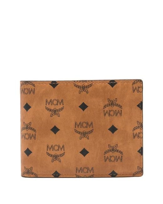 Portefeuille À Motif Monogrammé MCM en coloris Brown