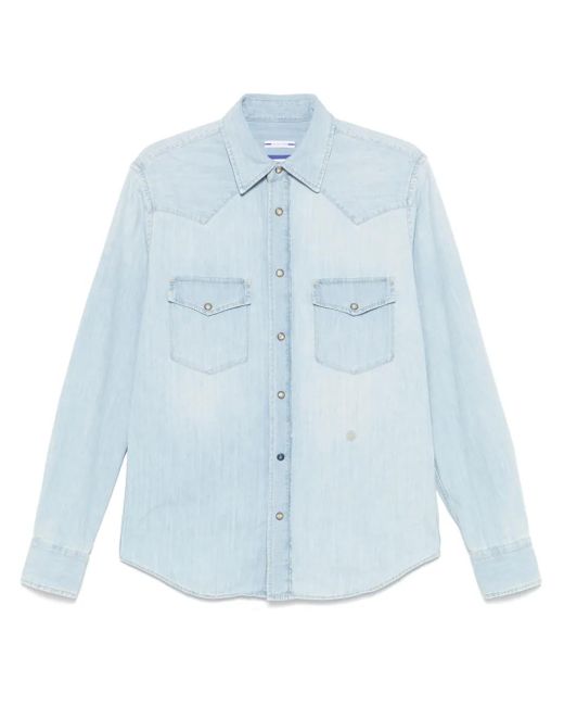 Camicia Western di Jacob Cohen in Blue da Uomo