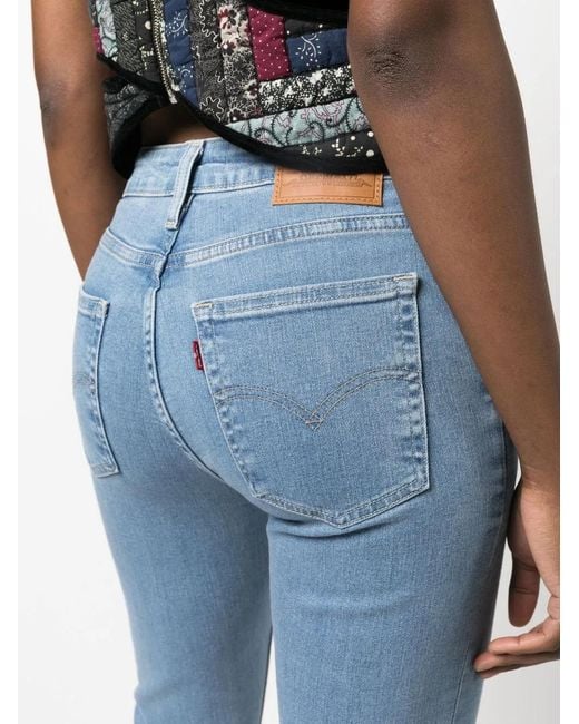 Levi's Blue 725 High-Rise Bootcut Jeans