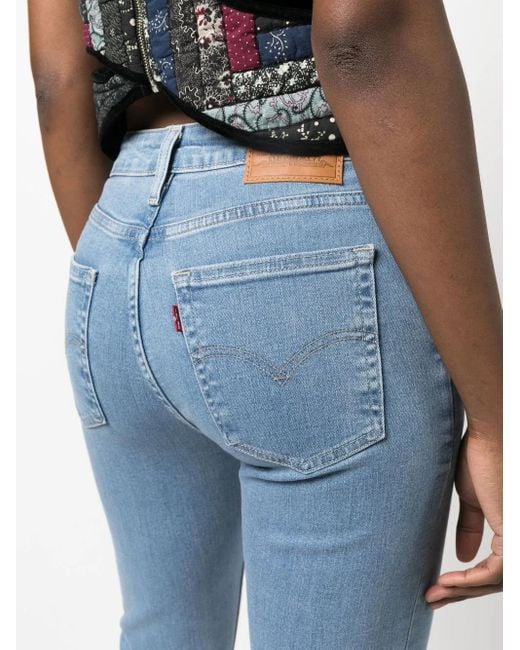 Levi's Blue 725 High-Rise Bootcut Jeans