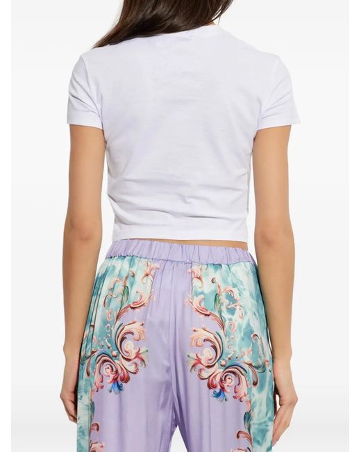 Versace Jeans Couture White Mermaid Graphic T-Shirt