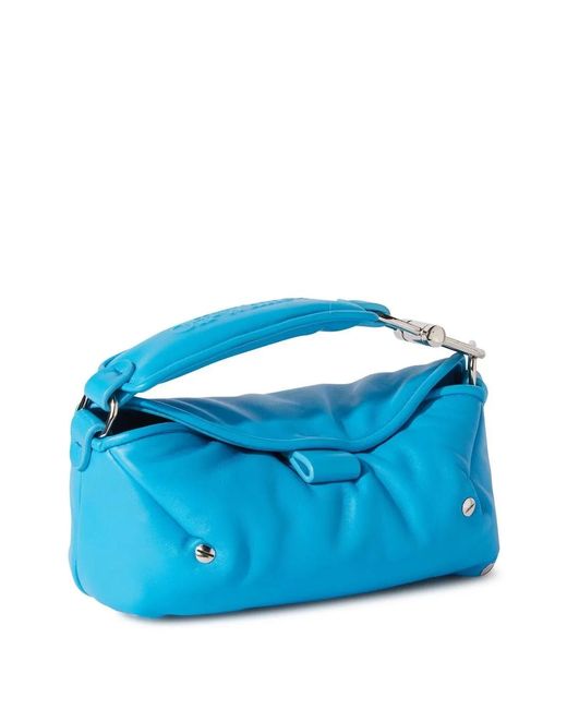 Off-White c/o Virgil Abloh Blue Small San Diego Shoulder Bag