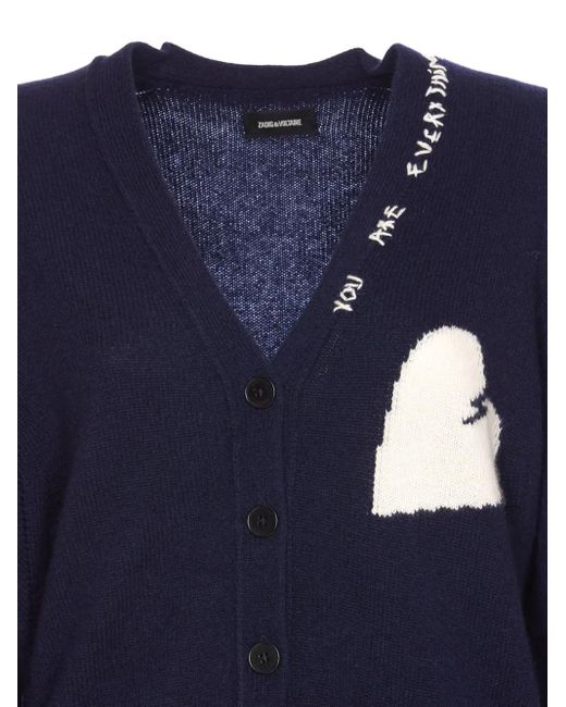 Zadig & Voltaire Travia カーディガン Blue