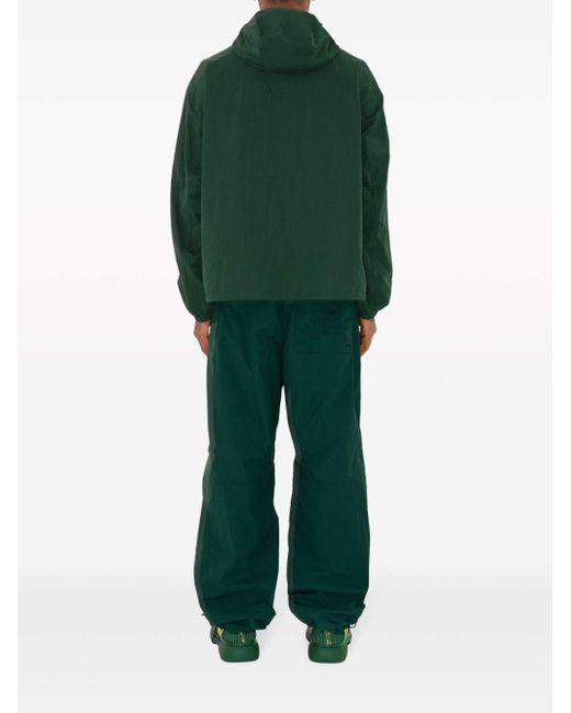 Burberry Green Drawstring Cargo Trousers for men