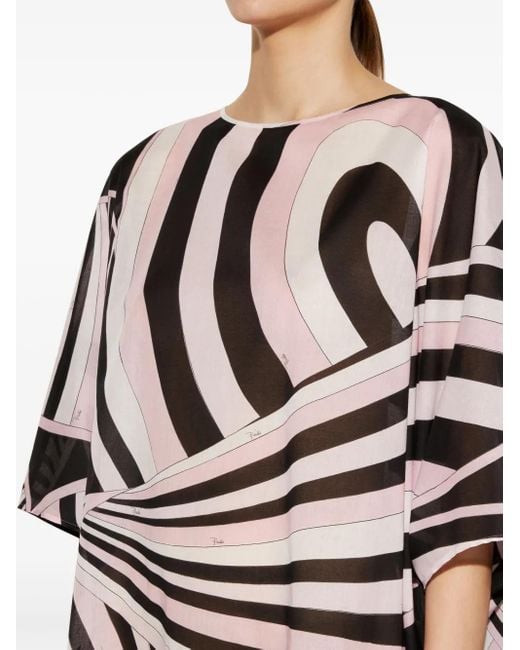 Emilio Pucci プリント カフタン Gray