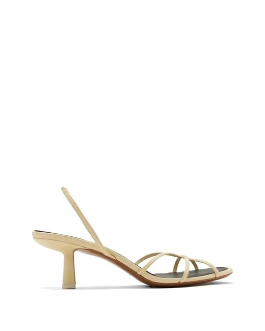 Neous White 55Mm Ibor Heeled Sandals