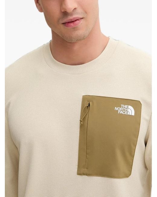 The North Face Natural Kecha Zip-Pocket Sweatshirt for men