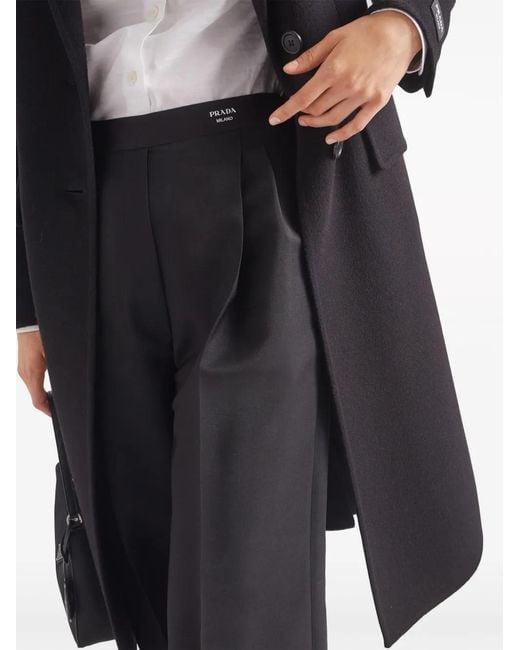 Prada Black Straight Trousers