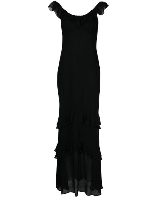 halter maxi dress blue Pleated Square Neckline Size:4XLarge Milford 2 Piece Bedroom