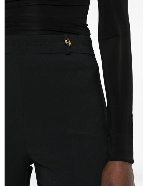Elisabetta Franchi Black Polyester Pants