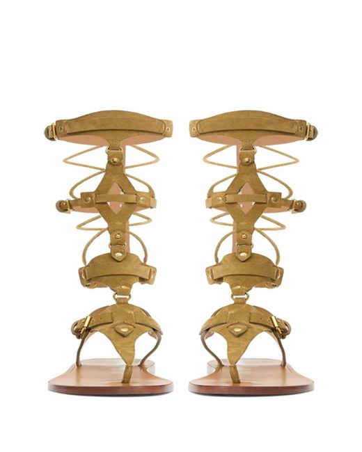 Isabel Marant Metallic Nensi Sandals