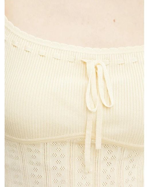 Guess Natural Reina Knitted Top