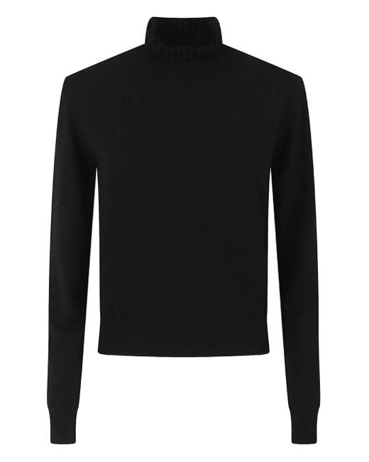 Alexander McQueen Ribbed-trim Sweater Black