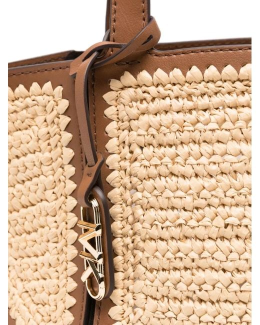 Michael Kors Natural Small 'Jordi' Leather Tote Bag