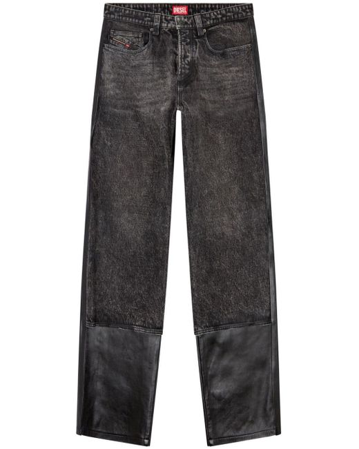 DIESEL Gerade P-Bretch Jeans in Gray für Herren