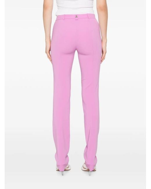 Patrizia Pepe Pink Slim-Fit Trousers