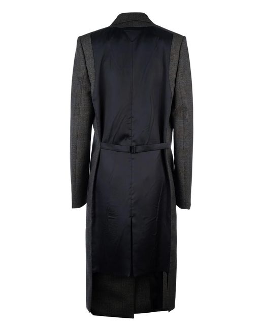 Prada Black Wool Coat