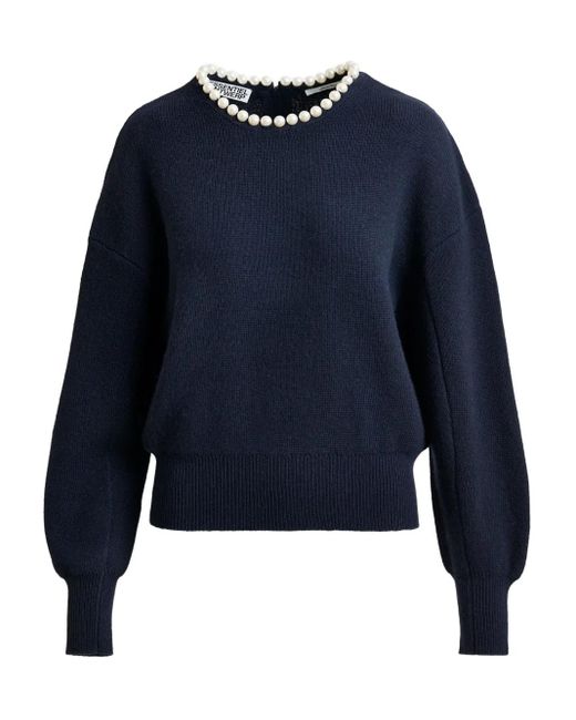 Essentiel Antwerp Blue "Inti" Pullover With Beads