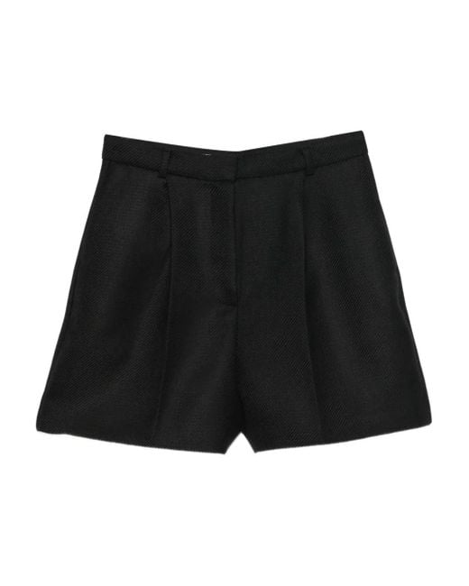 Herskind Black Pleated Shorts