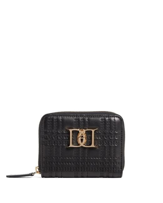 DSquared² Black Logo-Plaque Leather Wallet