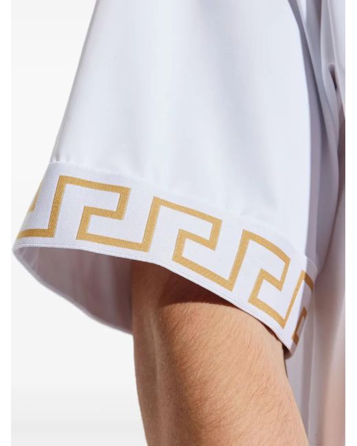 Versace Greca T-Shirt – in White für Herren
