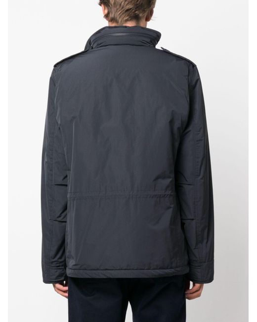 Aspesi Navy Blue Military Jacket for Men Lyst