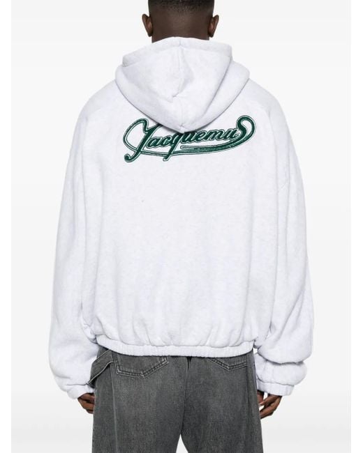 Jacquemus Gray Hoodie for men