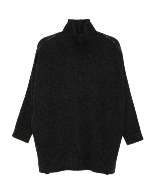 N.Peal Cashmere カシミアセーター Black