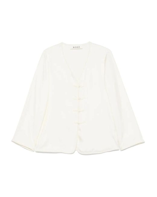 Rohe White Silk Blouse
