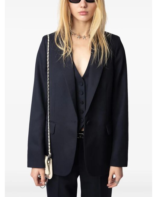Zadig & Voltaire Valse ジャケット Blue