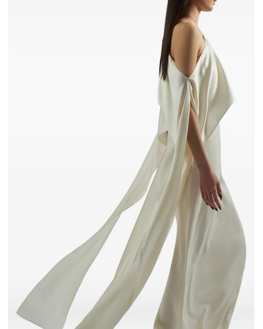 Taller Marmo White Nan Halterneck Dress