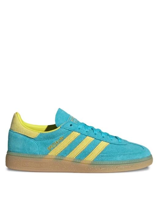 Adidas Blue Handball Spezial Suede Three-Stripe Sneakers