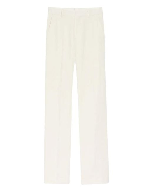 AMI Straight Broek in het White voor heren