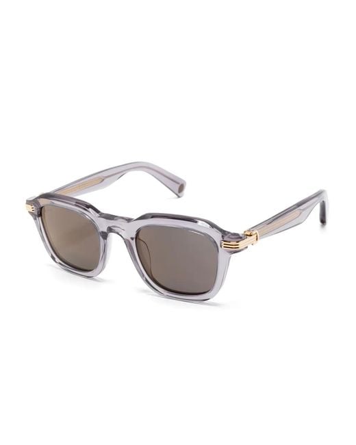 Cartier Gray Square-Frame Sunglasses