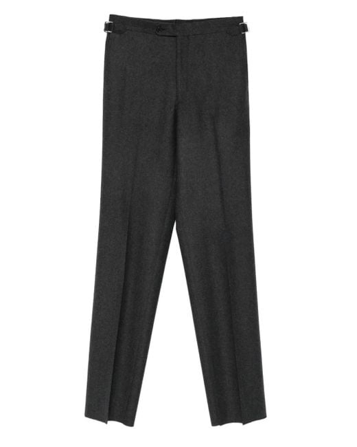 Husbands Black Wool Trousers for men