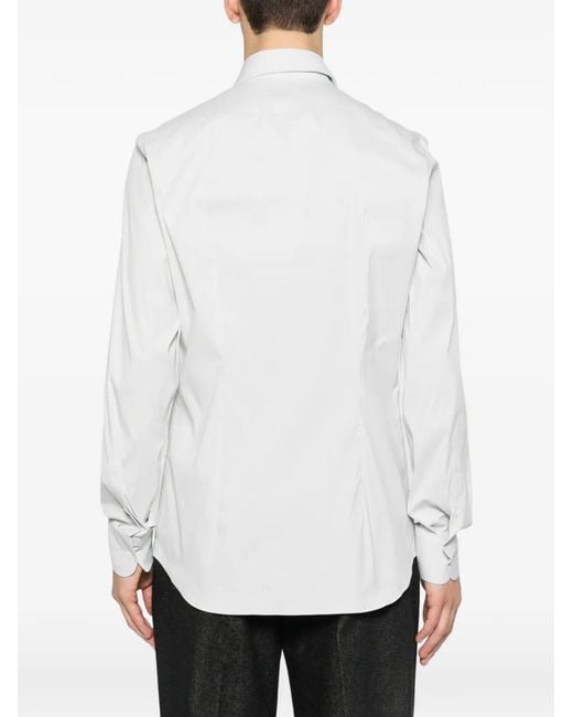 Prada Klassisches Hemd in White für Herren