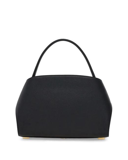 Ferragamo Black Hug Soft Bicolor Handbag (Xs)