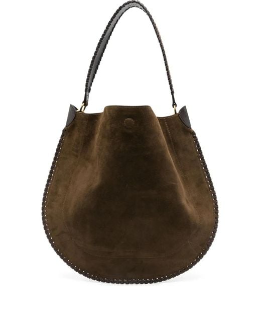Isabel Marant Brown Oskan Soft Hobo Bag
