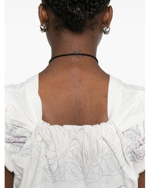 Our Legacy White Twisted T-Shirt