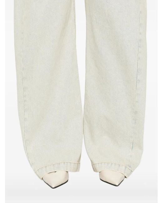 Calvin Klein Jeans Met Wijde Pijpen in het White