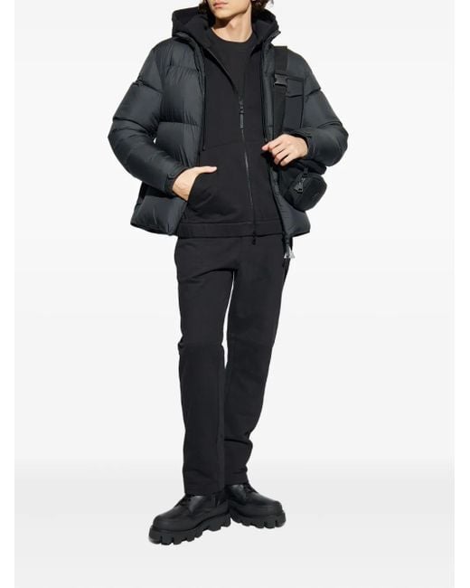 Moncler Blue Logo-Patch Track Pants for men