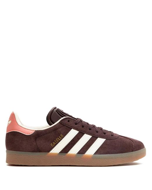 Adidas Brown Gazelle Gum 4" Sneakers