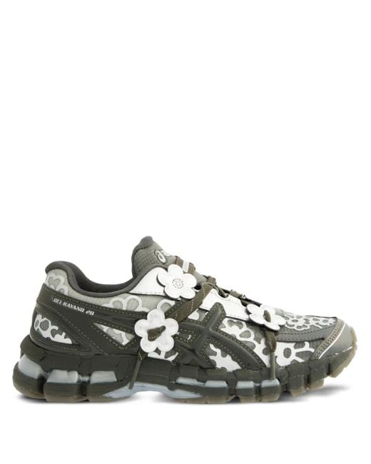 Asics Green X Cecilie Bahnsen Gel-Kayano 20 Floral-Embellished Sneakers