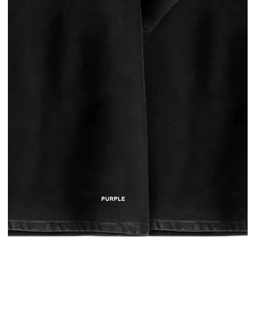 Purple Brand Black Jersey T-Shirts (Pack Of Two) for men
